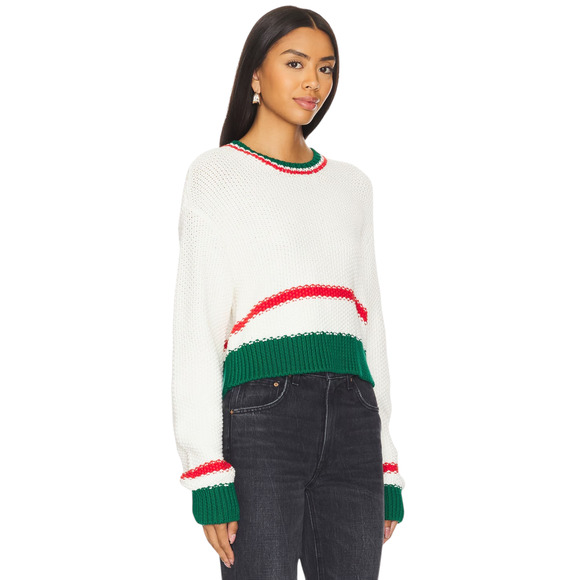 SHOW ME YOUR MUMU Only One Sweater in Festive Stripe S - Picture 3 of 12